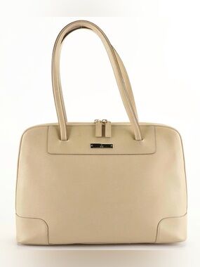 Gucci Vintage Tan Leather Tote Shoulder Bag